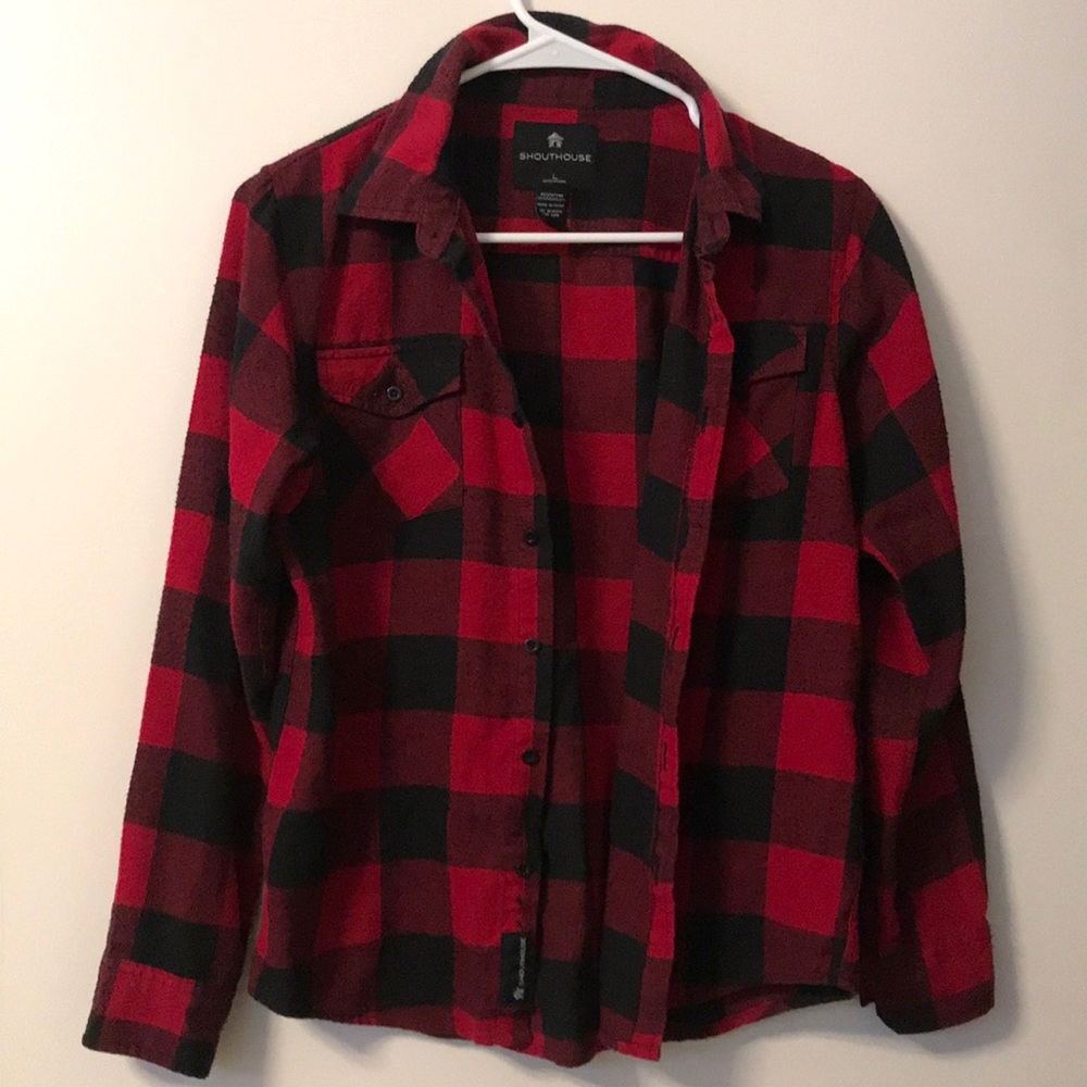 Boys Red Flannel
